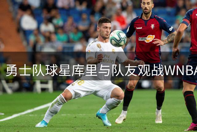 勇士队球星库里与队友观战WNBA常规赛